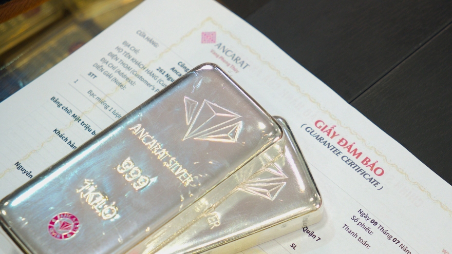 Giá bạc hôm nay 14/10: Bạc trong nước tăng phiên thứ 3 liên tiếp